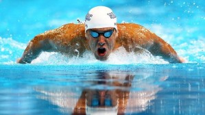 Phelps’s 100 butterfly win secured him a spot on the U.S. World Championship Team.